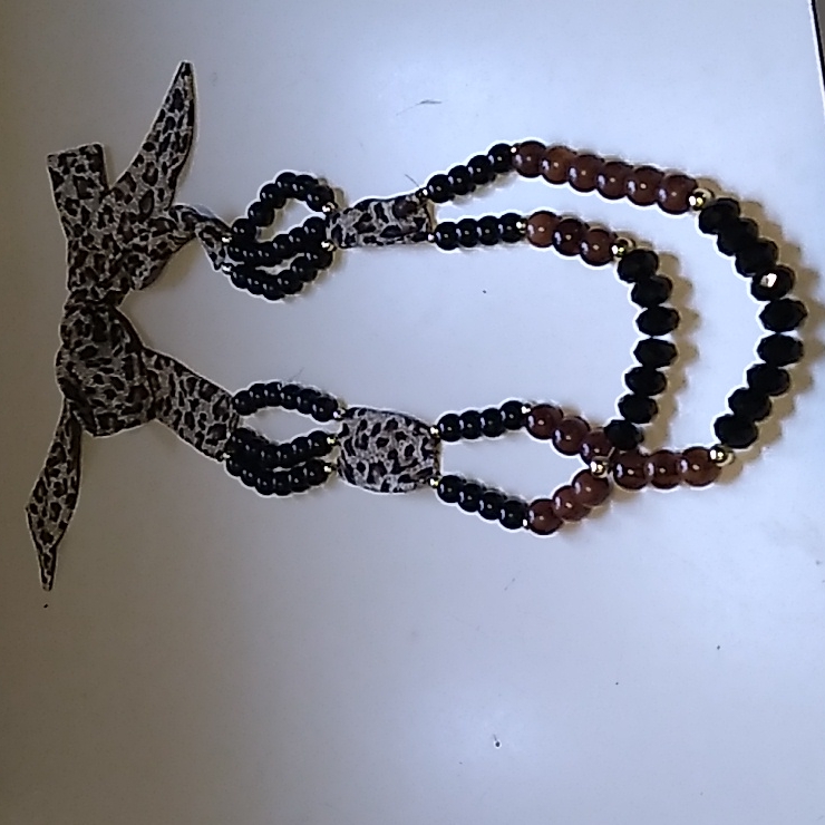 Vintage Animal Print Necklace, Beautiful In Person